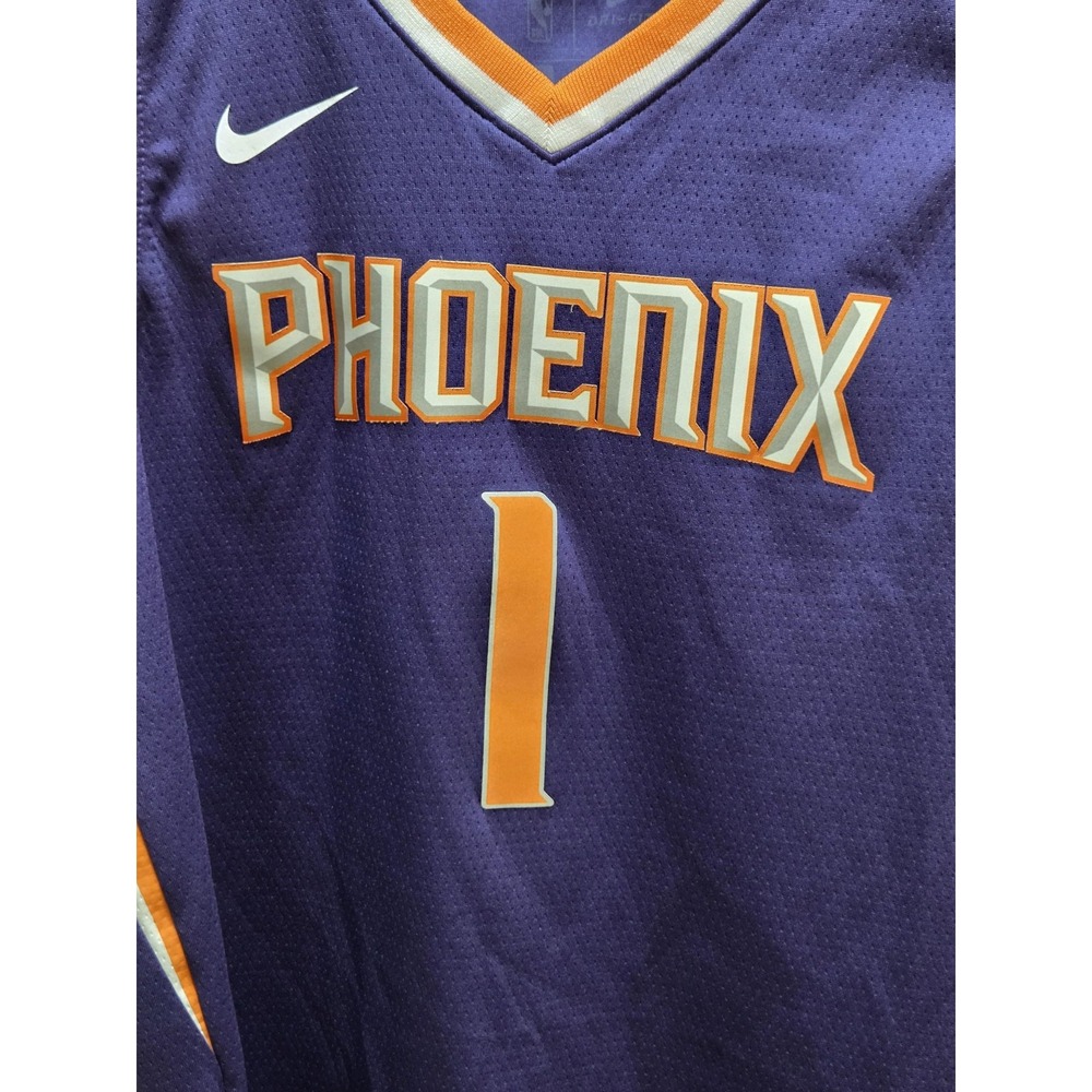 Phoenix Suns Jersey Boys Large Purple NBA Basketball‎ Booker 1 Nike Swingman - Picture 4 of 9
